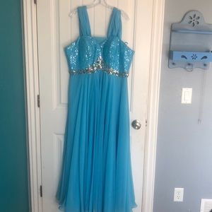 Blue formal dress